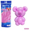 Rosarote Macaron-Modellierballons für Ballonsträuße und Party-Dekorationen - 100 Stk/Packung / Macaron Rosenrot