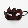 Horn Painted Black Dark Red