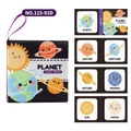 Washable baby cloth book with cartoon planets for early learning and planet education - Planets (20g)