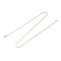 Minimalist gold snake chain necklace made of stainless steel with lobster clasp - Gold Long Snake Chain Necklace (YX15667D0W0)