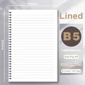 B5 spiral notebook with PP cover and lined inner pages 80 sheets 169x250mm - Lined / B5 / Side-flip