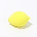 Lemon shaped yellow makeup sponge blender for wet and dry cosmetic application - Lemon