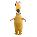 Funny yellow inflatable horse costume for adults made of durable waterproof nylon fabric - Yellow Dog / One Size