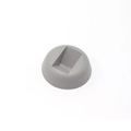 Base semisferica grigia per scatola espositiva gioielli galleggiante con slot 20mm - Base Rotonda / Grigio