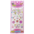 Creative colorful crystal rhinestone stickers for DIY crafts in pink lace packaging card - Bowknot and Flower