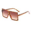 Gafas de sol cuadradas vintage para niños con montura de carey y lentes degradados café - Montura Carey