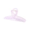 Extra large 13cm lilac purple translucent hair claw clip for thick hair styling - Bulk Packaging / Taro Purple