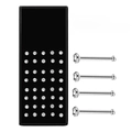 Detail of 40-piece box of 3.0mm straight stainless steel nose studs with clear crystals - Straight Bar (3.0mm) / 40pcs/box / Silver Bar + White Zircon