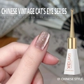 Chinese Style Rose Gold Cat's Eye Gel Polish in 10ml bottle for UV/LED nail art manicure - Chinese Vintage Cat Eye 01