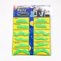 Neongrünes selbstklebendes falsches Schnurrbart-Set mit sechs lustigen Party-Stilen - Grünes Schnurrbart-Set mit verschiedenen Stilen