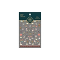 Autocollants d'ongles fins MN-043F style Dunhuang avec motifs de déesses et de cerfs - Style Divinité Volante & Lotus de Dunhuang (MN-043F)