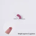 Miniature de nourriture rose pour bricolage maison de poupée taille 0,8cm x 0,4cm - Mini Tentacule de Calmar de 0,8 cm