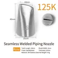 304 stainless steel piping tip model 125K with seamless welding for rose petals - 125K (Rose Type)