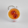 Realistic millet porridge keychain charm with red dates and white bowl model - Large / Red Date Millet Porridge Keychain