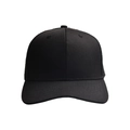 Cappellino trucker nero classico con retro in rete e cotone per protezione solare all'aperto - Nero