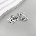 Silver alloy octopus charms for DIY jewelry making in a sea-inspired ocean style - Antique Silver Small Ocean Octopus 24*20mm