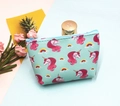 Porte-monnaie licorne vert menthe avec motif arc-en-ciel et cuir PU grainé durable - Licorne-4