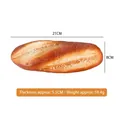 Ρεαλιστικό μοντέλο τεχνητής μπαγκέτας 21cm σε καφέ χρώμα για διακόσμηση σπιτιού - Ψωμί με σουσάμι
