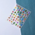 5D embossed cartoon monster nail sticker with colorful 3D texture and waterproof design - Cartoon Monster Friends (TS-203)