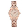 Orologio elegante da donna oro rosa con intarsi di diamanti e quadrante in madreperla - Oro rosa