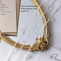 French vintage 15mm AB crystal bead garland 2.7m length for Christmas decoration - Iridescent Globe Faceted Bead String (2.7m)