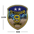 Top Gun Maverick geborduurde militaire patch met gouden rand voor outdoor jassen - US 9