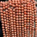 Orange imperial snake skin jasper loose beads with marble texture for jewelry DIY - 10mm Approx 37pcs / Synthetic Orange Imperial Jasper