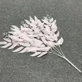 Artificial pink willow leaf branch for wedding decor with silk leaves and realistic texture - Pink
