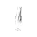 24cm stainless steel food tongs with scalloped edges for BBQ steak and bread - Plum Blossom Shape Tongs 9 Inch