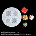 Mini gift box silicone mold for DIY crafts with four sizes of decorative cubes - Style 3 (Mini Boxes 15-745) / Clear