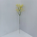 Artificial baby breath branch with vibrant yellow flowers for wedding and home decor - Yellow