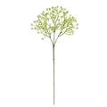 Artificial white gypsophila flower bouquet with green stem on white background - AHB1754 Series / White