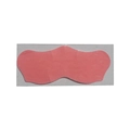Single pink charcoal nose strip on a transparent film for deep pore cleaning and skin care - Butterfly Shape / 1 Piece / Pink