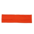 Elastic orange sports headband for women made of sweat-wicking breathable fabric - Width 5cm/Folded Length 20.5cm / Orange