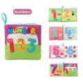 Educational baby cloth book featuring colorful numbers 1 to 7 and cartoon illustrations - Numbers (16g)
