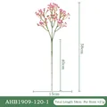 Pink artificial babys breath bouquet 58cm length for wedding home interior decoration - AHB1909 Series / Lotus