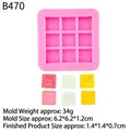 Moule en silicone rose pour bricolage DIY avec motifs lapin et cœur pour résine - 1# (Lapin & Coeur) / Rose