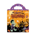Halloween theme gift bag with cartoon zombies and pumpkin for kids festive party treats - Halloween Zombie Style