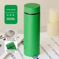 Emerald green 300ml mini stainless steel vacuum insulated cup with tea strainer - 300ml + 3D Stickers / Emerald Green