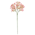 Artificial pink gypsophila baby's breath bouquet for home and wedding decor - AHB1754 Series / Pink