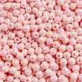 8-12mm luminous pink round beads with iridescent glow for DIY jewelry making - 02-Pink / 8mm (sold Per Piece)