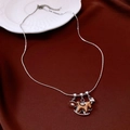 14# Collier 3-en-1 Cheval à Bascule Cœur Clochette