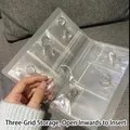 Schmuck-Organizer aus transparentem PVC mit versiegelten Beuteln gegen Oxidation - Stil ohne Knopf (Klein) / Einzelnes Buch