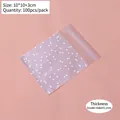 Frosted self-adhesive packaging bag with white polka dots, 10x10+3cm size for cookies - Frosted White Polka Dot 10*10+3cm (100pcs/Pack)