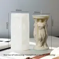 Athena goddess column silicone candle mold, 63x124mm size with 59x118mm finished product - Athena Goddess A