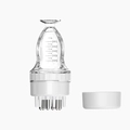 Applicateur cuir chevelu avec graduation 5ml et billes métalliques pour sérum capillaire - Amélioré 5ml / Blanc