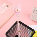 Penna neutra creativa rosa con paillettes a cuore e motivi floreali a margherita - Margherita di Cervo Rosa