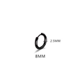 2.5*8mm Black (Single)