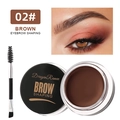Balsamo modellante per sopracciglia marrone 02 con pennello per un look naturale - No.2 Caffè