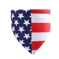 Dog bandana with American flag design and star patterns for Independence Day - Stars Stripes Patchwork (New Style 8)